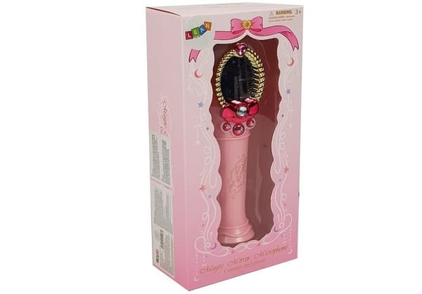 Magisk spegel med mikrofon Rosa USB-ljus