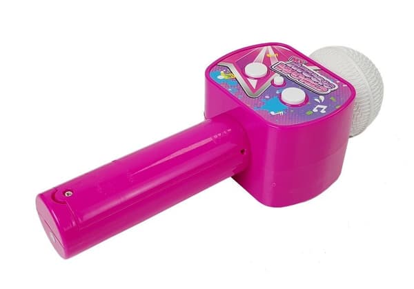 Børnemikrofon trådløs karaoke Bluetooth-højttaler Pink