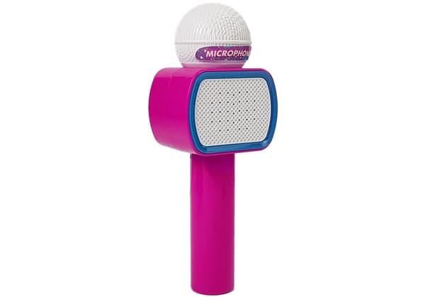 Børnemikrofon trådløs karaoke Bluetooth-højttaler Pink