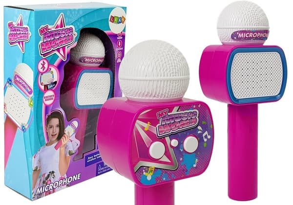 Lasten mikrofoni Langaton Karaoke Bluetooth Kaiutin Pink