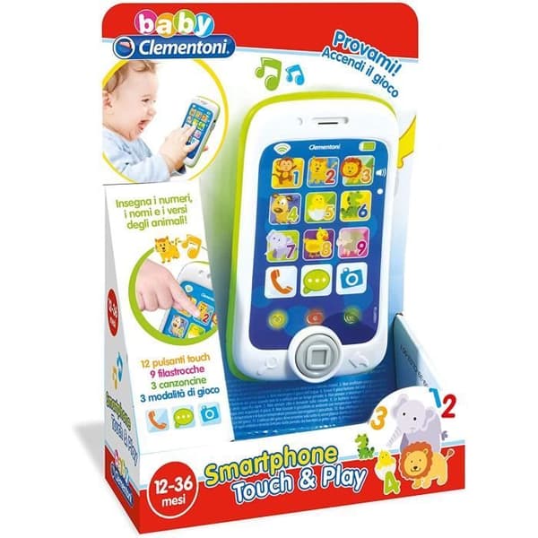 Clementoni Smartphone Touch &amp; Play Toy, Flerfärgad, 14969