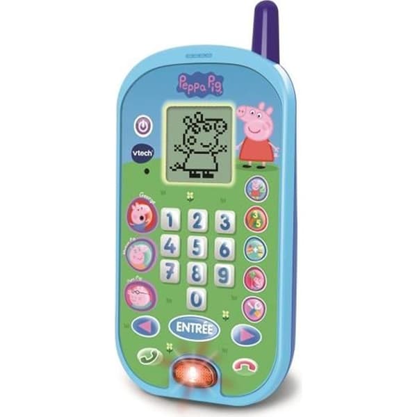 Barntelefon - VTECH - Peppa Pig - Roliga ljud - Lärorikt