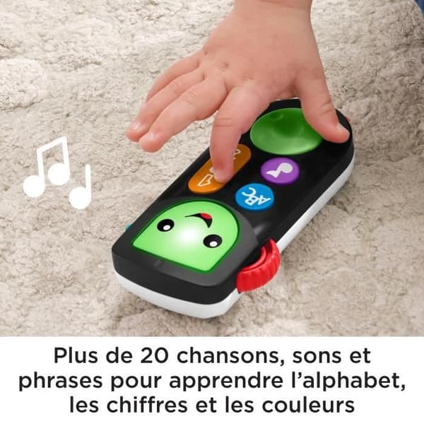 Fisher-Price - Min första fjärrkontroll Skrattar och uppvaknande - Baby uppvaknande - Från 6 månader HGY48