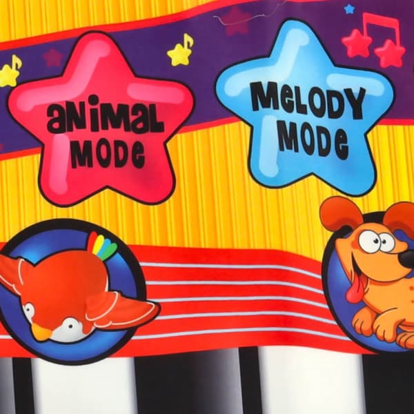 Minipiano utbildningsmatta 72x29cm