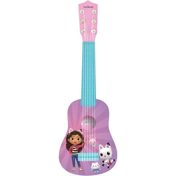 Lexibok - Min första gitarr Gabby och det magiska huset - 53cm - Inlärningsguide ingår