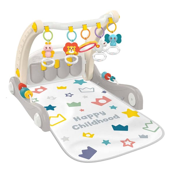 Interaktiv pedagogisk 2-i-1 rollator + piano Huanger HE0621
