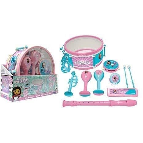 Lexibook - Gabby and the Magic House Musical Set - 7 instrument - Förvaring i trumman
