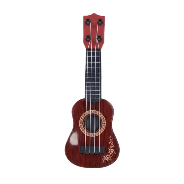 Miniguitar 26 cm Trælook/Brun