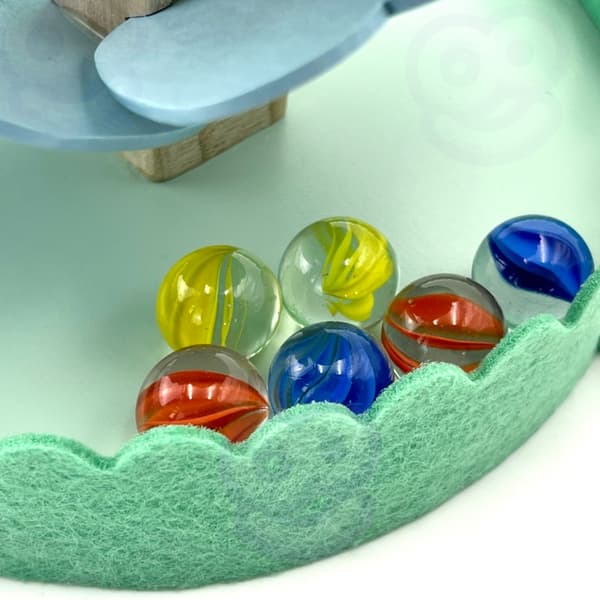 TOOKY TOY Farverigt trætårn til børn