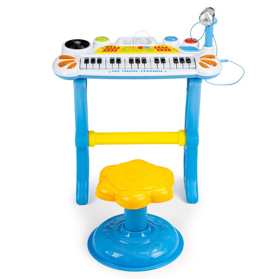 Barnklaviatur - Piano - Med Mikrofon - 45X21X60 Cm