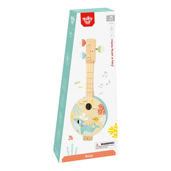 TOOKY TOY Banjo Træ Læringsspil for Børn med Hav Tema