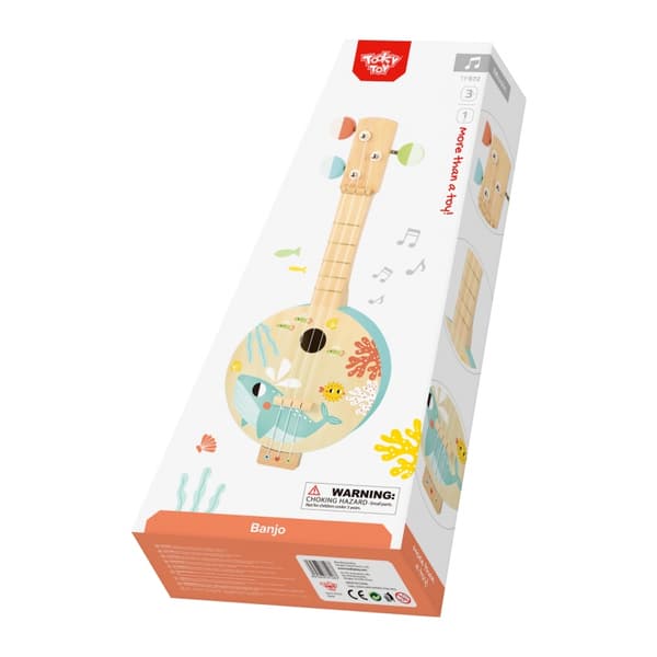 TOOKY TOY Banjo Træ Læringsspil for Børn med Hav Tema