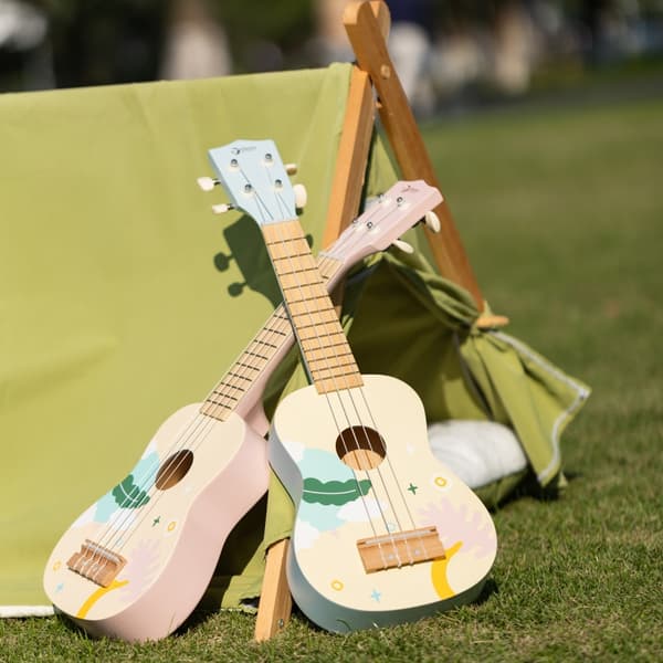 CLASSIC WORLD Ukulelegitarr i Trä för Barn - Rosa