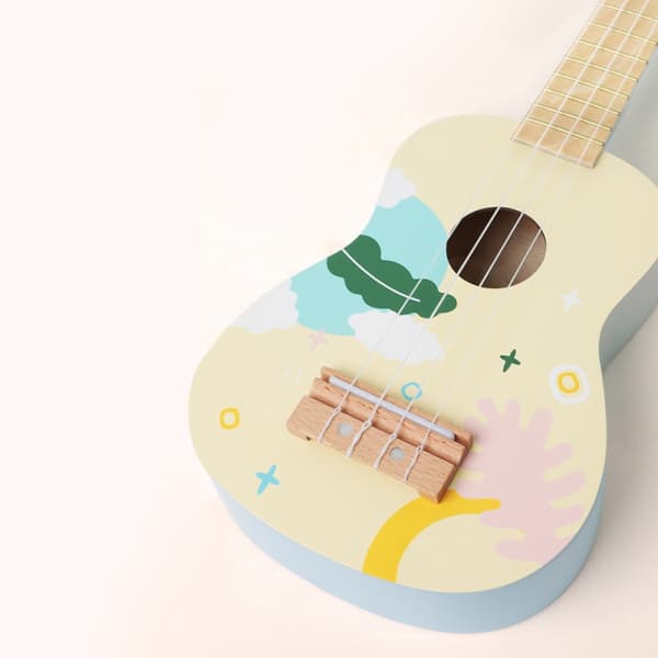 CLASSIC WORLD Træ Ukulele Guitar til børn - Blå