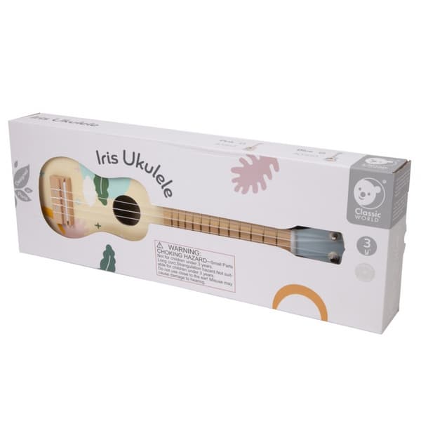 CLASSIC WORLD Træ Ukulele Guitar til børn - Blå