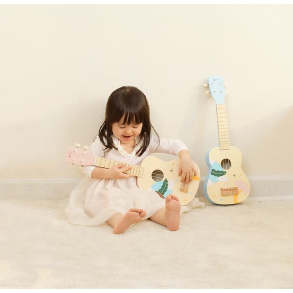 CLASSIC WORLD Træ Ukulele Guitar til børn - Blå