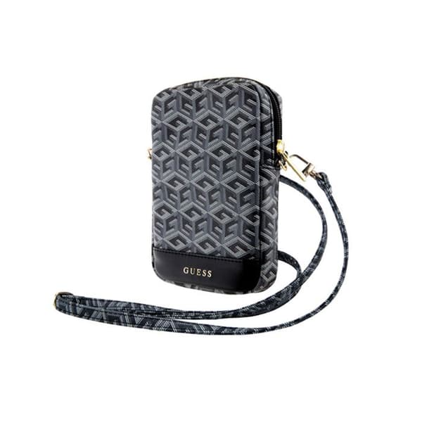 Guess Zip GCube Bottom Stripe - Telefonväska (svart)