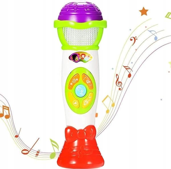 suuri interaktiivinen KARAOKEMIKROFONI lapsille + TALLENNUS