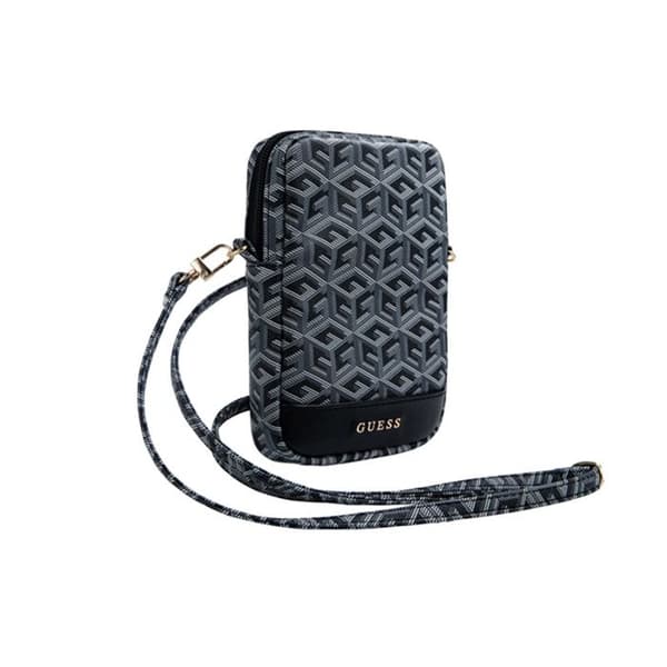 Guess Zip GCube Bottom Stripe - Telefonväska (svart)