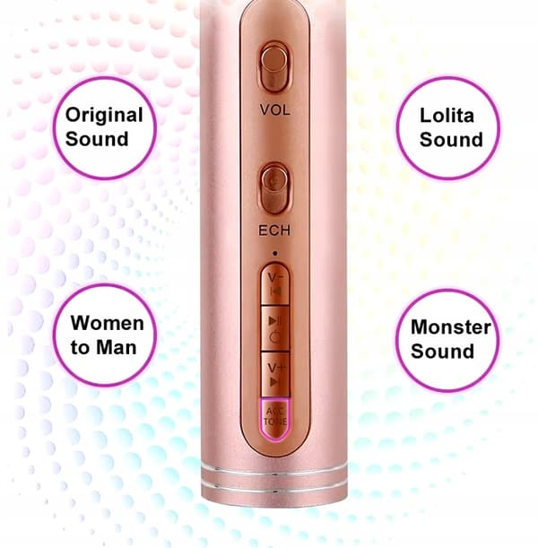 MIKROFONI LAPSILLE KARAOKE USB BLUETOOTH LAPSILLE ERI ÄÄNIEN TALLENNUS