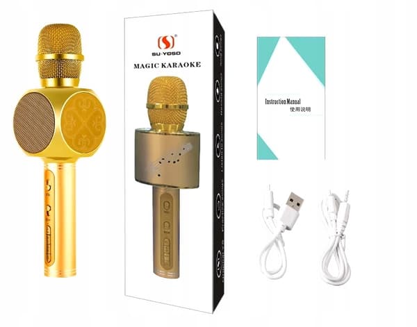 MIKROFONI LAPSILLE KARAOKE USB BLUETOOTH LAPSILLE ERI ÄÄNIEN TALLENNUS