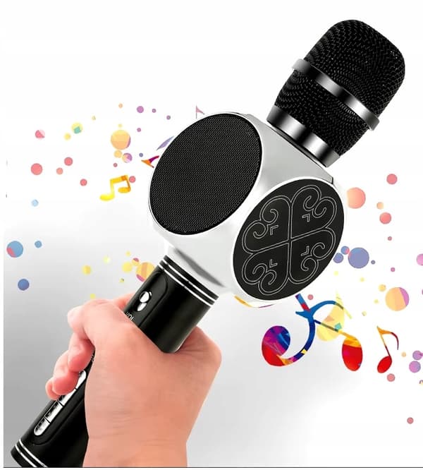 MIKROFONI LAPSILLE KARAOKE USB BLUETOOTH LAPSILLE ERI ÄÄNIEN TALLENNUS