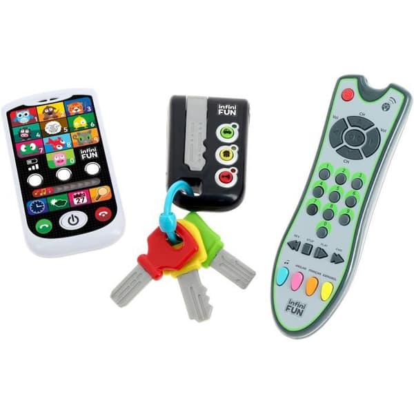 High Tech Kit - KD - My High Tech Kit - Nycklar, telefon och fjärrkontroll för att lära dig siffror och färger Multifärg