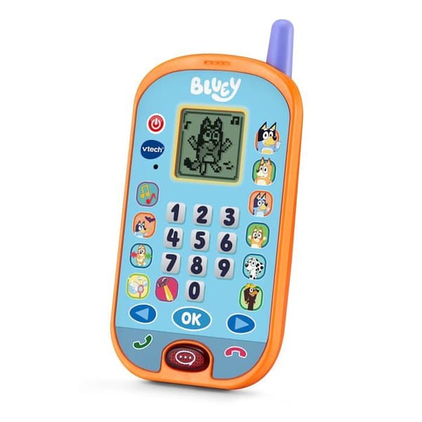 Vtech leksakstelefon för barn - 3480-554622 - Bluey aktivitetstelefon, , Medium