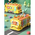 Miniatyrbild 3 av 10: WOOPIE BABY Montessori Buss 6-i-1 – Interaktiv Leksak Från 18 Mån
