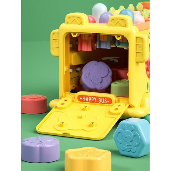 WOOPIE BABY Montessori Buss 6-i-1 – Interaktiv Leksak Från 18 Mån