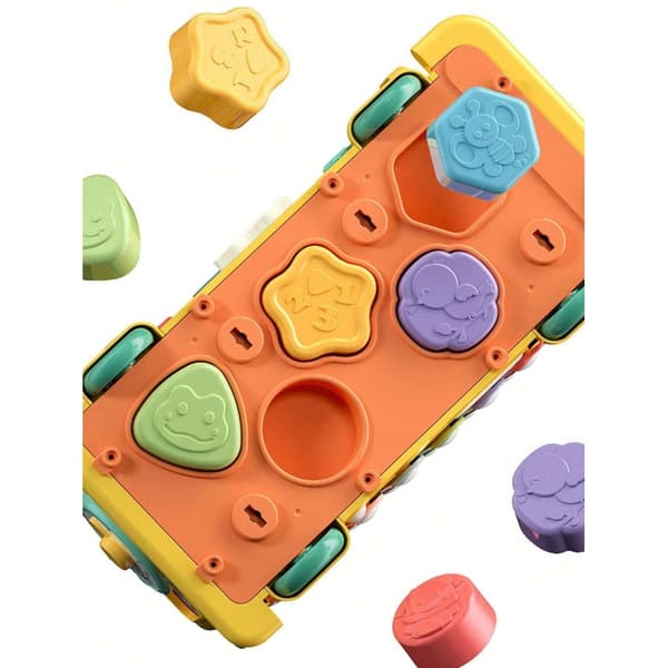 WOOPIE BABY Montessori Buss 6-i-1 – Interaktiv Leksak Från 18 Mån