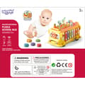 Miniatyrbild 10 av 10: WOOPIE BABY Montessori Buss 6-i-1 – Interaktiv Leksak Från 18 Mån