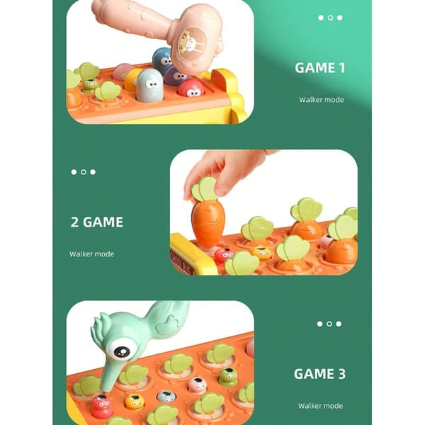 WOOPIE BABY Montessori Buss 6-i-1 – Interaktiv Leksak Från 18 Mån