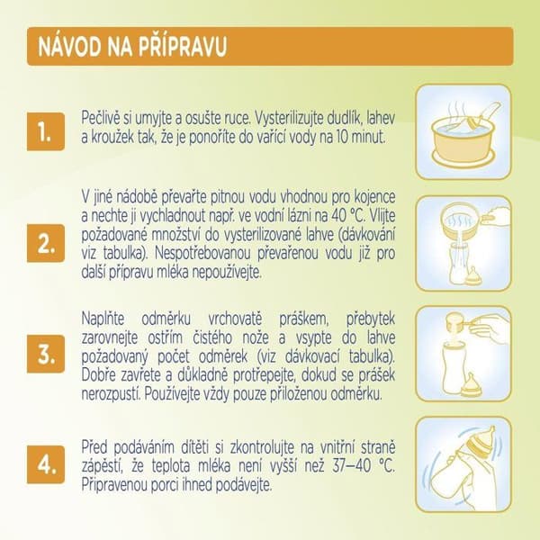 Lait pour enfant Sunar Sensitive 3, 6×500 g