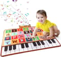 Miniatyrbild 5 av 6: OBOSOE Pianomatta - Musikaliskt tangentbord som golvmatta Pedagogisk musikalisk leksak, interaktiv musikalisk present för pojkar och flickor 3-9 år