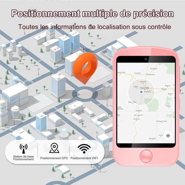 Barn leksak mobiltelefon - K IKIDO - Rosa pony stil - telefonkort kan sättas in - 700 mAh - 4G samtal