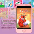 Miniatyrbild 2 av 6: Barn leksak mobiltelefon - K IKIDO - Rosa pony stil - telefonkort kan sättas in - 700 mAh - 4G samtal