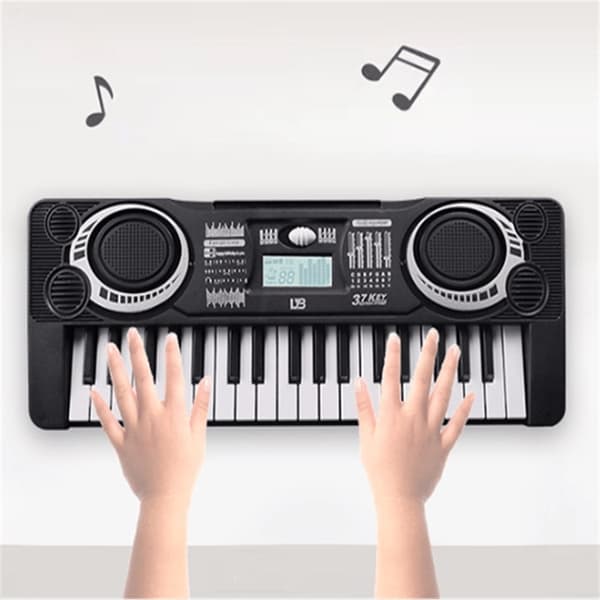 OBOSOE lasten näppäimistö 37 näppäimellä – elektroninen piano lapsille, musiikkilelu pojille ja tytöille