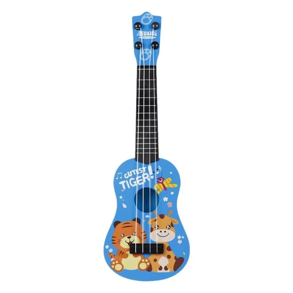 OBOSOE Legetøj Ukulele til børn, Guitar Ukulele Begyndere, Legetøj til tidlig uddannelse, Musikinstrument Mini Guitar til Færdighedsforbedring