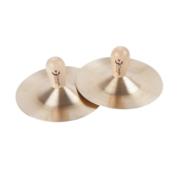 CLASSIC WORLD EDU Musikinstrument Bækkener (9 cm) til børn, 2 stk.