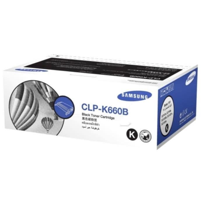 SAMSUNG CLP-K660B tonerkassette sort - høj kapacitet 5.500 sider