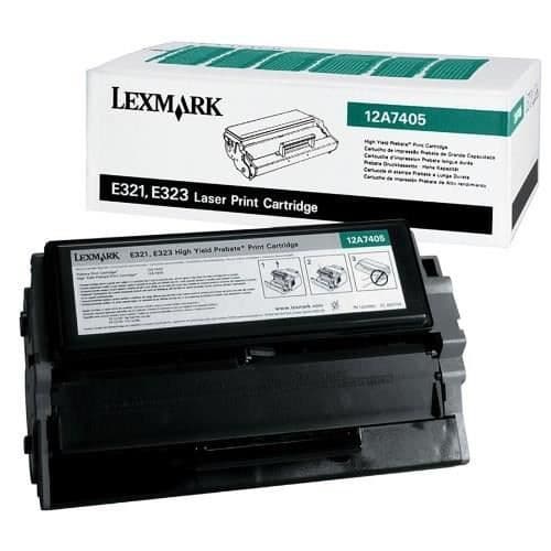 LEXMARK tonerkassette - E321, E323 - 6.000 sider - pakke med 1 - sort
