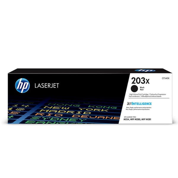Toner CF540X 203X Svart