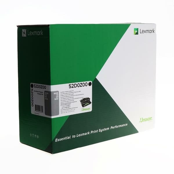 Printertromle Lexmark 52D0Z00 Sort