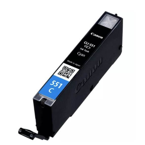 Canon Blekk 6509B001 CLI-551 Cyan