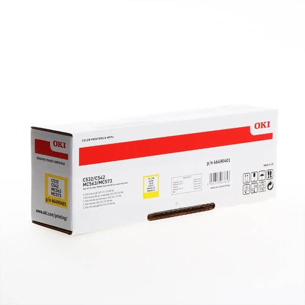 OKI Toner 46490401 Gul