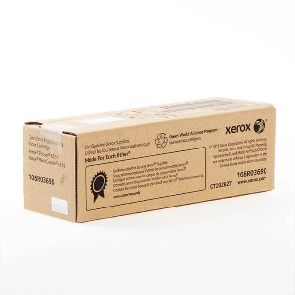Xerox Toner 106R03690 Cyan ekstra høy kapasitet