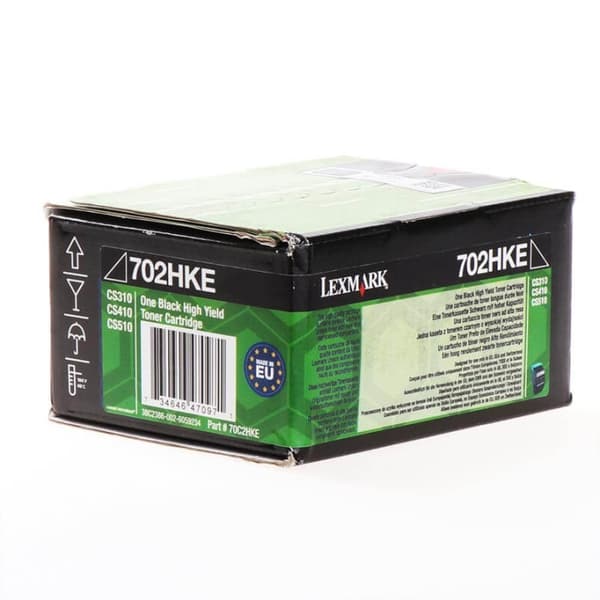 Lexmark Toner 70C2HKE 702 Musta Corporate Return