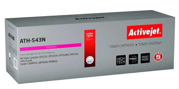 Activejet ATH-543N toner (erstatning for HP 125A CB543A, Canon CRG-716M; Supreme; 1600 sider; mage