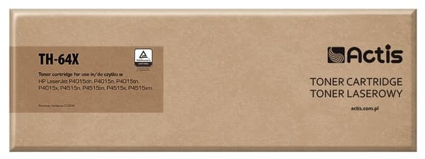 Actis TH-64X toner (erstatning for HP 64X CC364X; Standard; 24000 sider; sort)